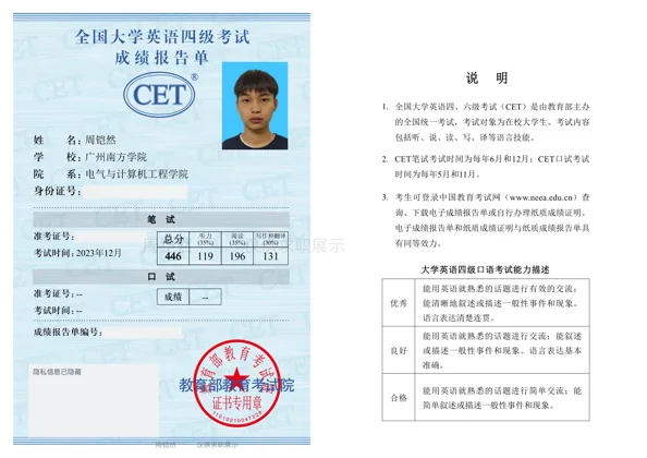 大学英语四级 CET4预览
